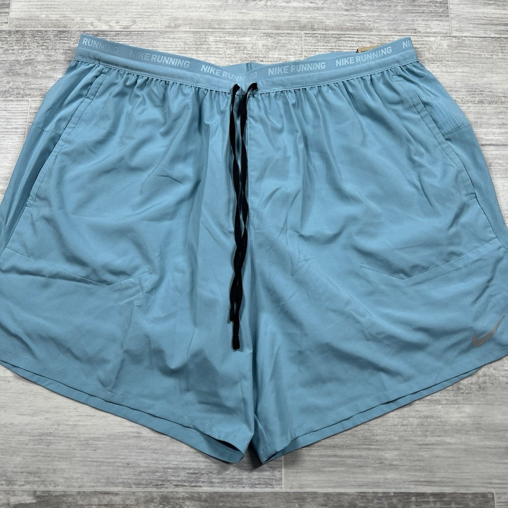 Men's Nike Dri-Fit Stride Standard Fit 7" Blue Running Run Shorts DM4759-464 XXL